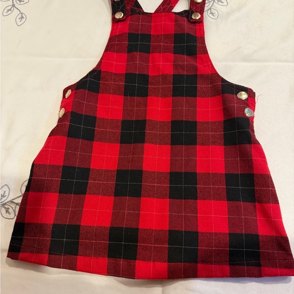 Max Studio Other - Max Studio Red and Black Plaid Kids Dress